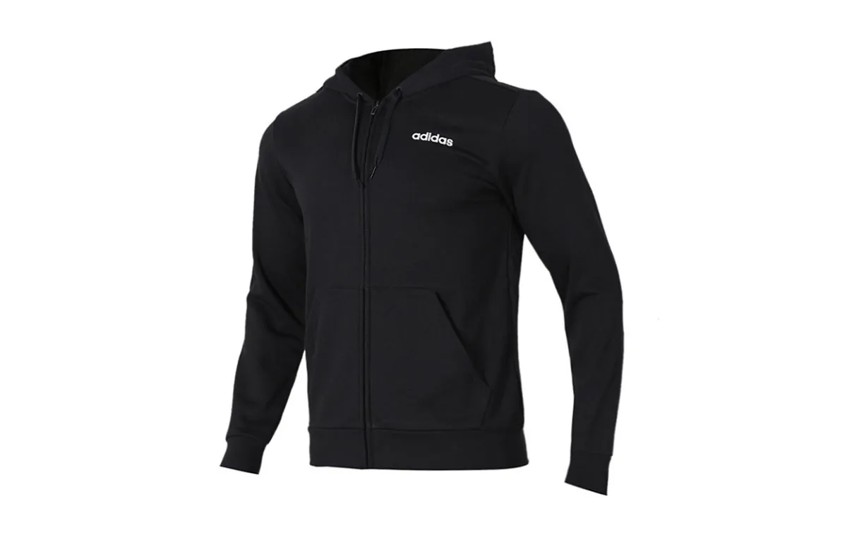 Adidas Jackets Men's Black Hooded Moderate Other