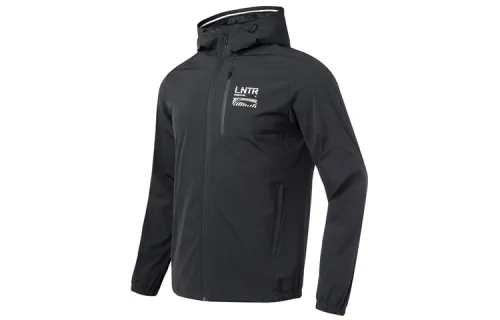 Li Ning Jackets Men's Black Hooded Moderate Other