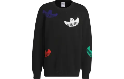 Adidas Originals Knitwear Unisex Black Crew Neck Moderate Other