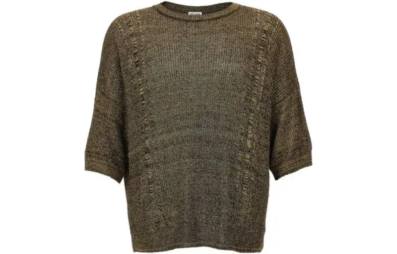 SAINT LAURENT Crewneck Short Sleeved T Shirt