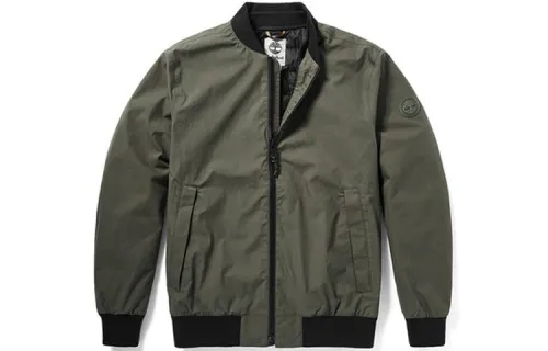 Timberland Jackets Men's Green Stand Collar Thickened Pilot