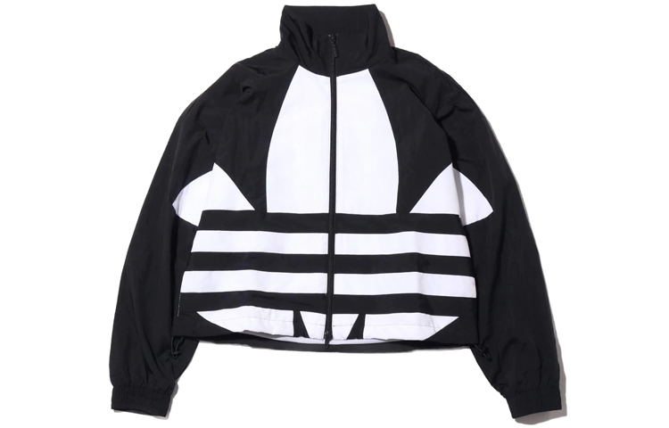 Куртка adidas originals Large Logo Track Jacket (черная) — фото 1
