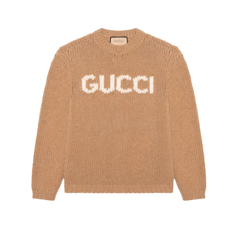 Gucci logo-jacquard sweater