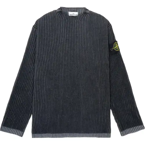 STONE ISLAND Logo Patch Crewneck Jumper