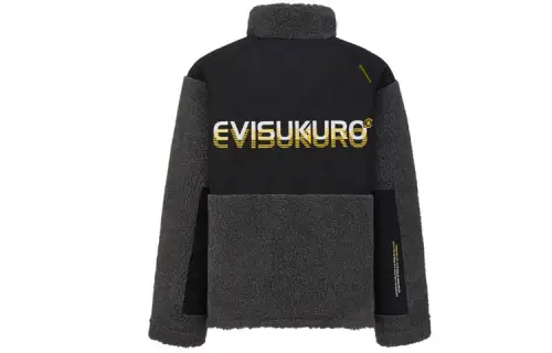 EVISU Jackets Men's Dark Gray Turtleneck Moderate Other