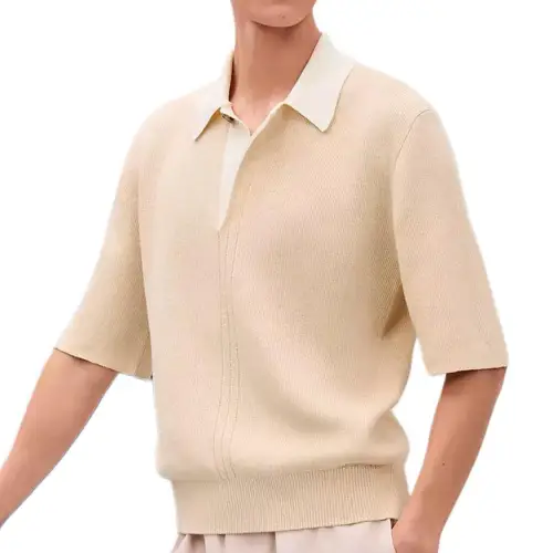 HERMES Polo Shirt Men's Natural