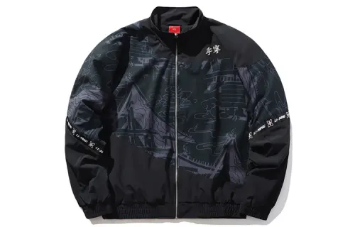 Li Ning Sports Fashion Collection Jacket Men's Black