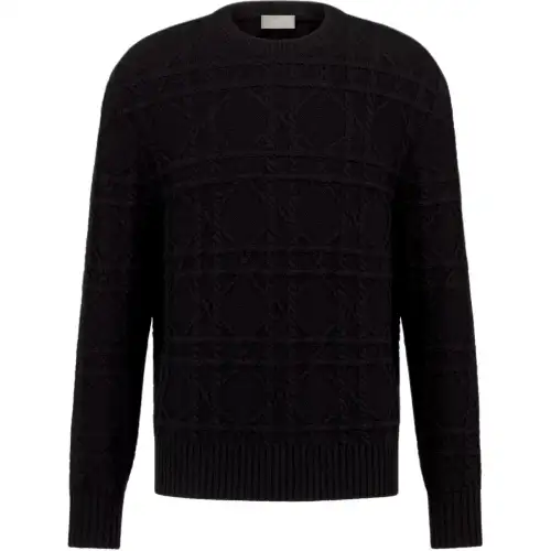 DIOR FW24 Cashmere Sweater Men's Black