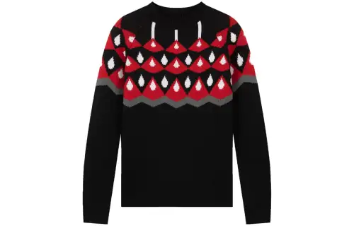 PRADA Sweaters Men's Black Crew Neck Moderate Other