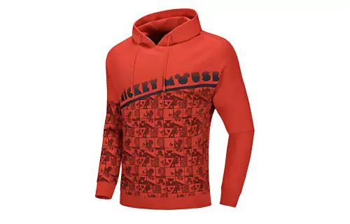 Li Ning x Disney Sweatshirt Men's Total Cherry Red