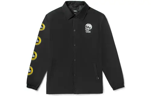 Vans Jackets Men's Black Lapel Moderate Other
