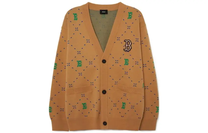 MLB Knitwear Unisex Sand Yellow