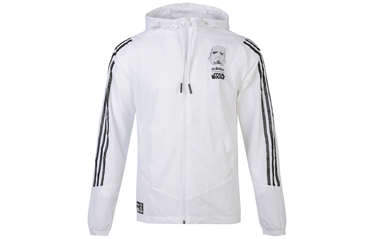 Мужская куртка adidas neo M Sw Wb (белая) — фото 1