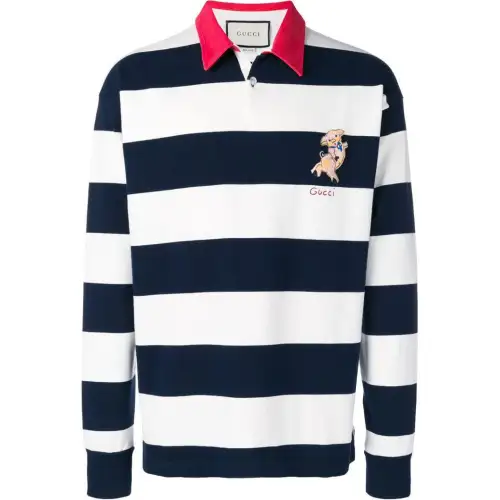 GUCCI SS24 Polo Shirt Men's Multicolor