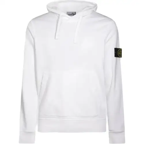 Stone Island Logo Patch Drawstring Hoodie