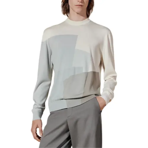 HERMES Cashmere Sweater Men's Beige