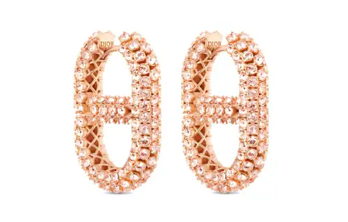 DIOR 30 Montaigne Earrings Women's Pink