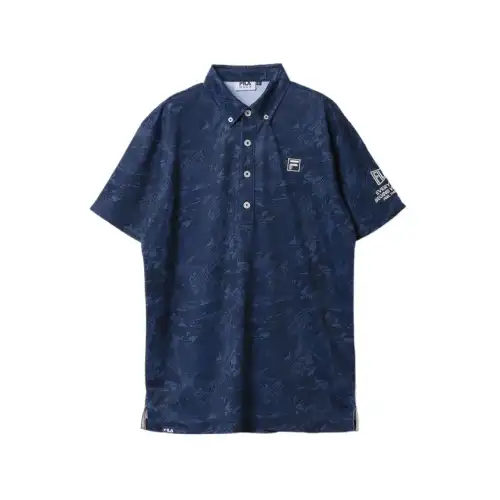 FILA Golf Camo PT Shirt Men's Marine Blue