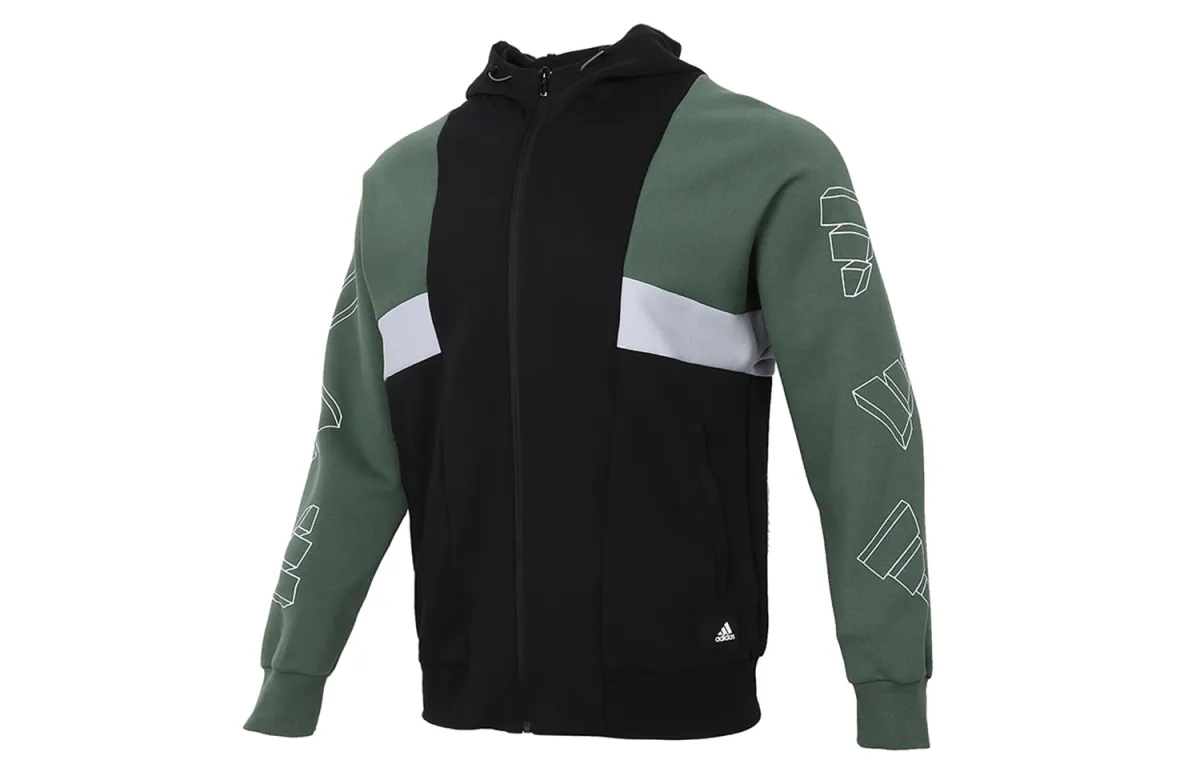 Adidas Jackets Men's Black Hooded Moderate Other