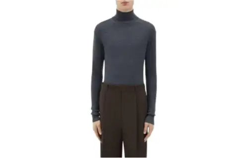 Bottega Veneta Sweaters Men's Gray Turtleneck Moderate Other