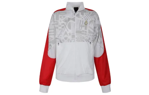Jordan LGC FIBA Jackets Men's White Hooded Moderate Other