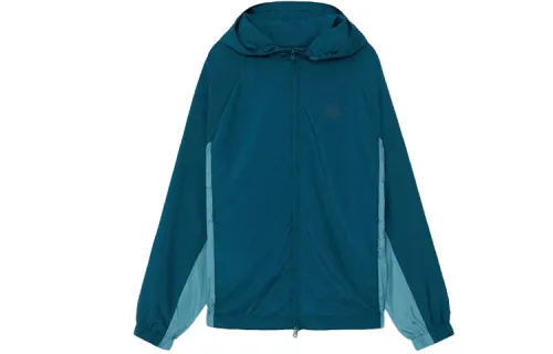KENZO Jackets Men's Duck Egg Cyan Hooded Moderate Other