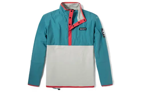 Timberland Jackets Men's Blue Gray Multicolor Stand Collar Moderate Other