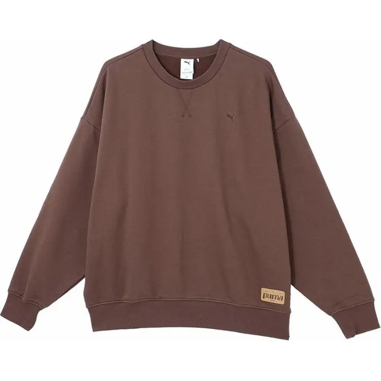 PUMA RETRO Sweatshirt Unisex Coffee Brown