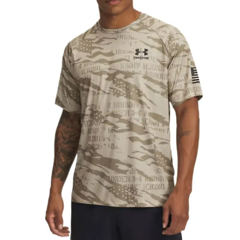 Under Armour Tech T Shirt Men's Brown