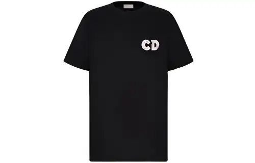 DIOR X Daniel Arsham Eroded 'CD' & Basketball 3D Print Tee