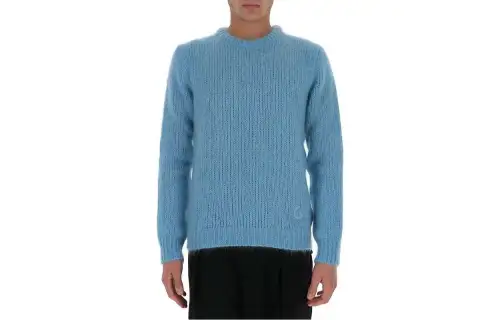 GUCCI Sweaters Men's Ecru Crew Neck Moderate Other