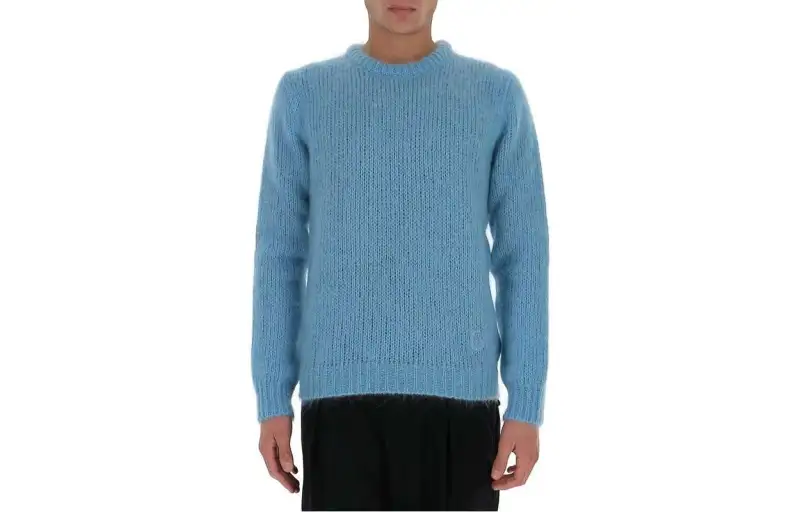 GUCCI Sweaters Men's Ecru Crew Neck Moderate Other