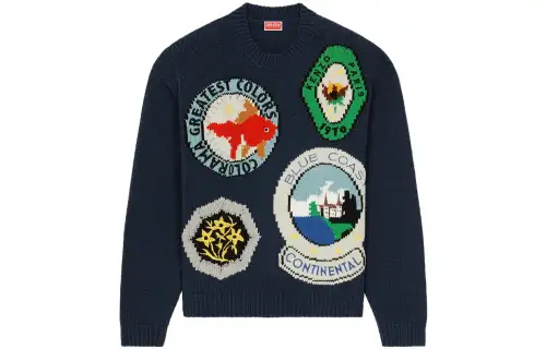 KENZO Travel Intarsia-knit Jumper
