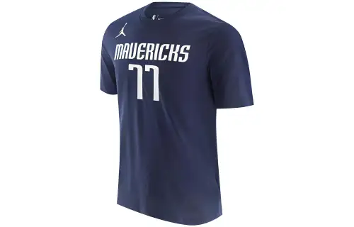 Jordan NBA Basketball Sports T Shirt Men's Navy Blue