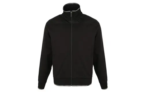 PRADA Jackets Men's Black Stand Collar Moderate Other