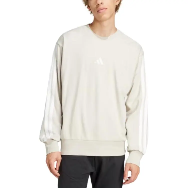 Adidas ESSENTIALS Sweatshirt Men's Aluminum Oxide/White