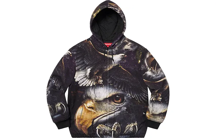 Supreme Eagle Hooded Work Jacket