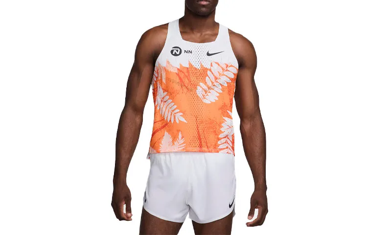 Nike Dri Fit Running Tank Top Men's Orange