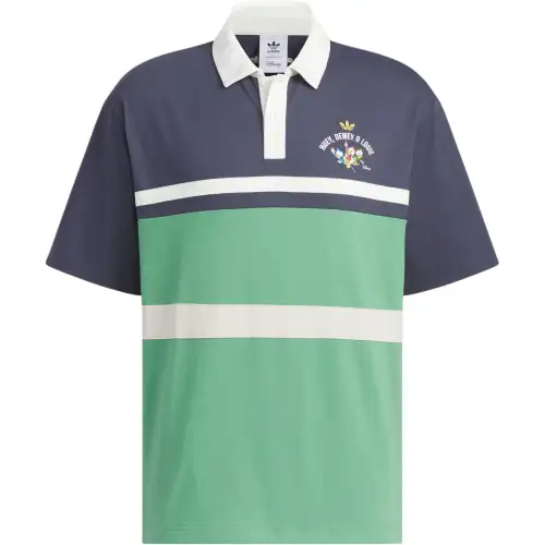 Adidas x Disney HDL POLO SS U Polo Shirt Unisex Dark Navy Blue/Green