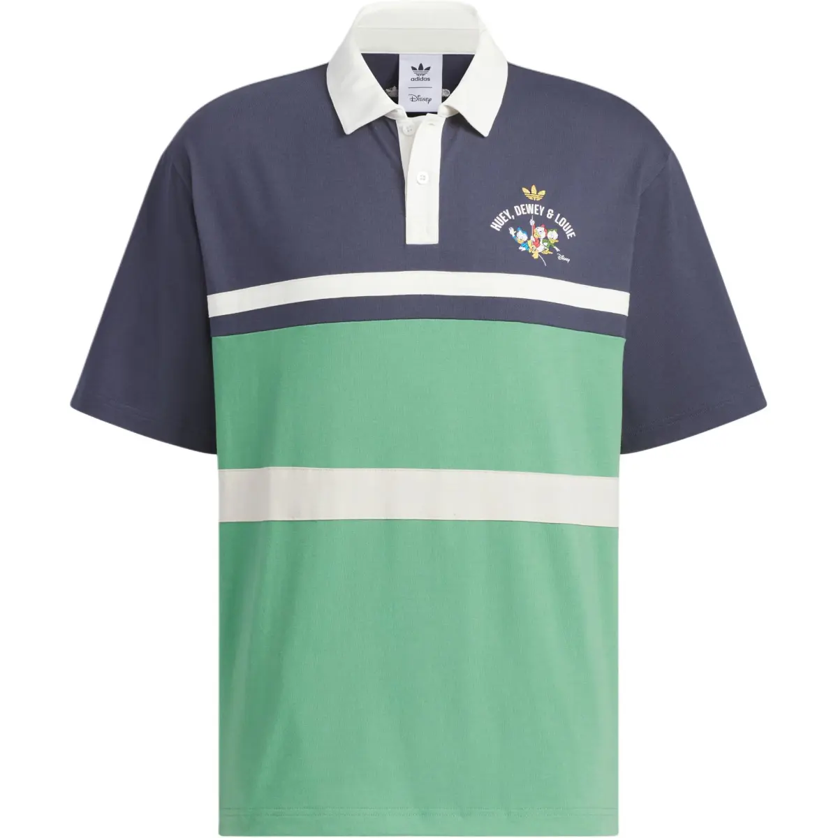 Adidas Originals x Disney HDL POLO SS U Polo Shirt Unisex Dark Navy Blue/Green