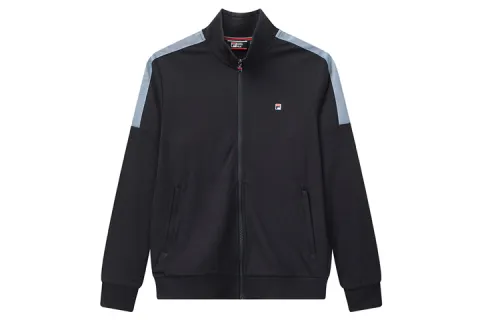 FILA Jackets Men's Navy Blue Baseball Collar Moderate Other