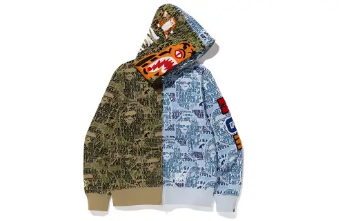 A BATHING APE Shark Series Sweatshirt Men's Blue