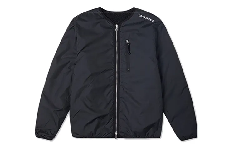 Converse Jackets Men's Black V-neck Moderate Other