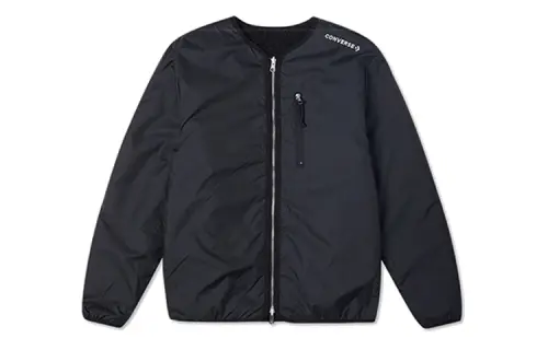 Converse Jackets Men's Black V Neck Moderate Other