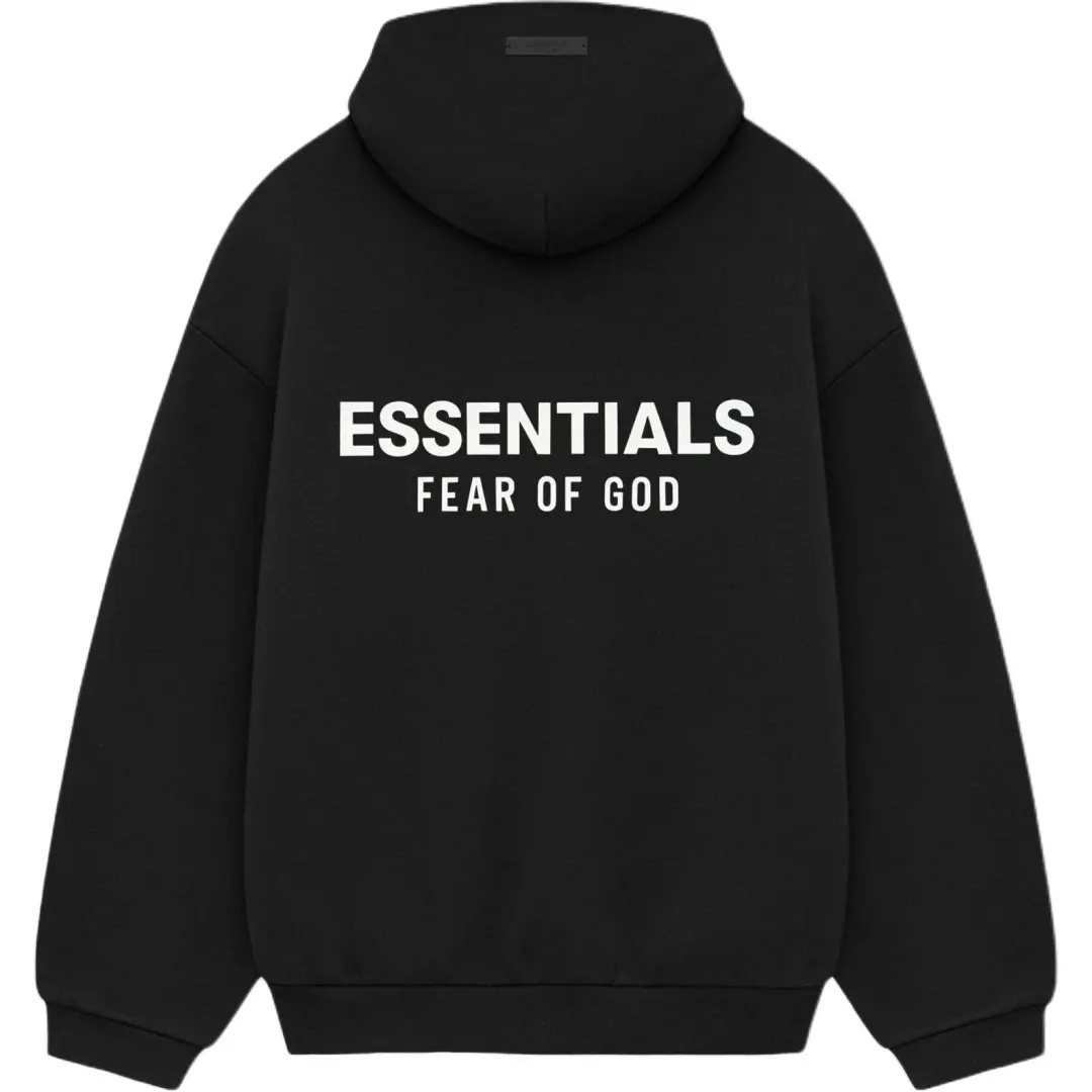 Fear Of God Essentials Logo Printed Hoodie