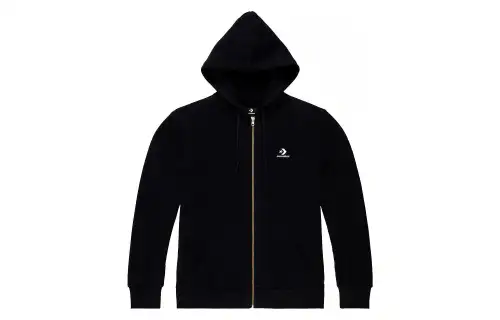 Converse Converse, hoody with zipper, cardigan, black jacket
