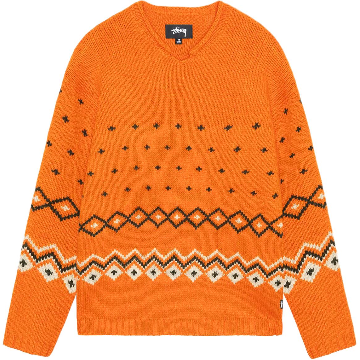 Худи Stussy ROLL NECK FAIRISLE SWEATER (разноцветный)