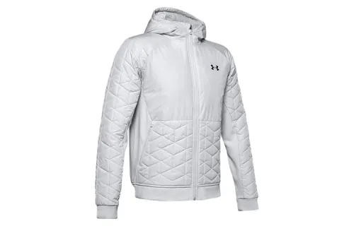 Under Armour Jackets Men's White Gray Hooded Moderate Other
