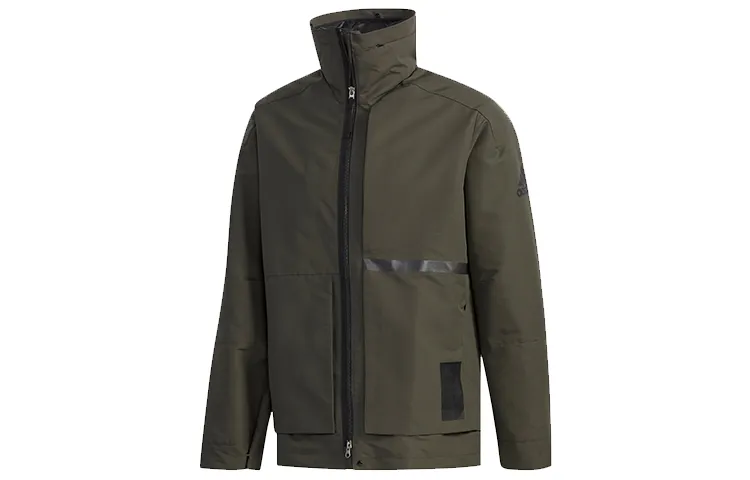 Adidas Jackets Men's Dark Earth Gray Turtleneck Moderate Other