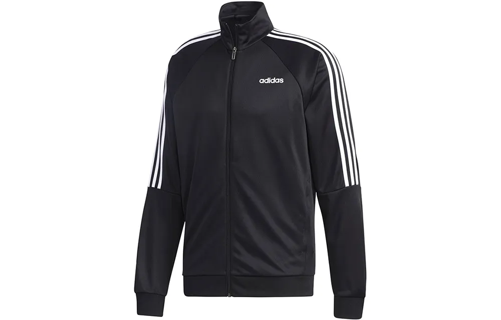 Adidas Jackets Men's Black Stand Collar Moderate Other